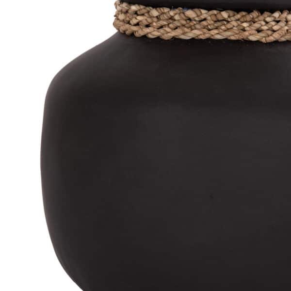 ΕΠΙΤΡΑΠΕΖΙΟ ΔΙΑΚΟΣΜΗΤΙΚΟ ΒΑΖΟ CAMMER HM4687.01S ΤΕΡΑΚΟΤΑ ΣΕ ΜΑΥΡΟ--Φ22x20Υεκ. - Image 6