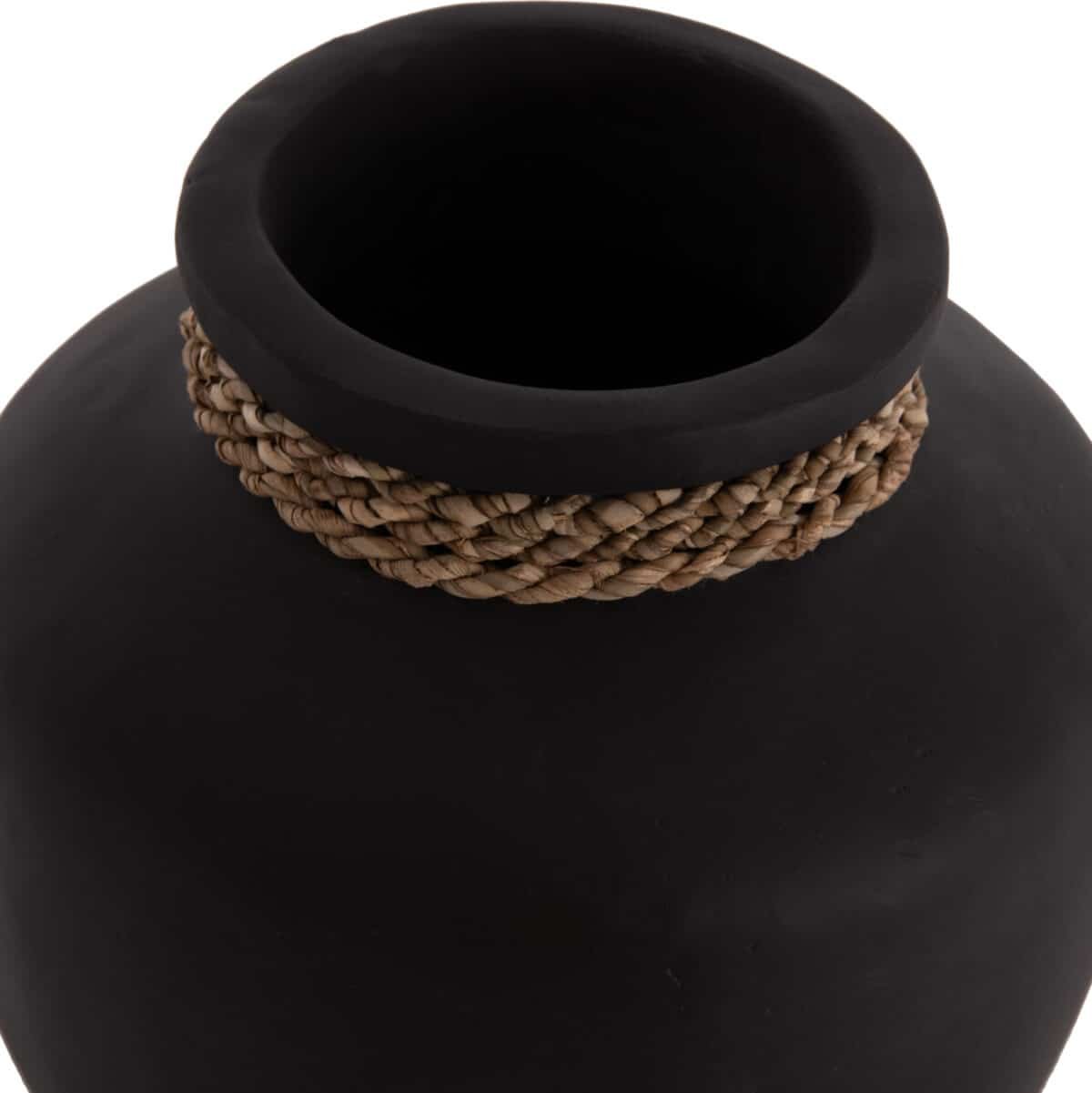 ΕΠΙΤΡΑΠΕΖΙΟ ΔΙΑΚΟΣΜΗΤΙΚΟ ΒΑΖΟ CAMMER HM4687.01S ΤΕΡΑΚΟΤΑ ΣΕ ΜΑΥΡΟ--Φ22x20Υεκ. - Image 7