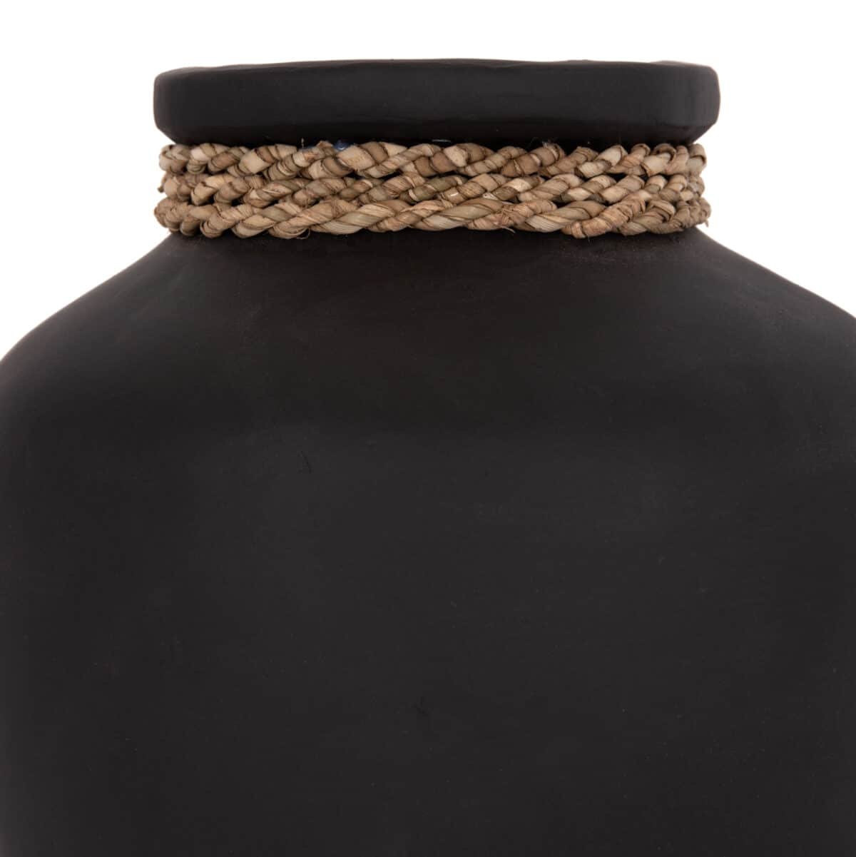 ΕΠΙΤΡΑΠΕΖΙΟ ΔΙΑΚΟΣΜΗΤΙΚΟ ΒΑΖΟ CAMMER HM4687.01S ΤΕΡΑΚΟΤΑ ΣΕ ΜΑΥΡΟ--Φ22x20Υεκ. - Image 8