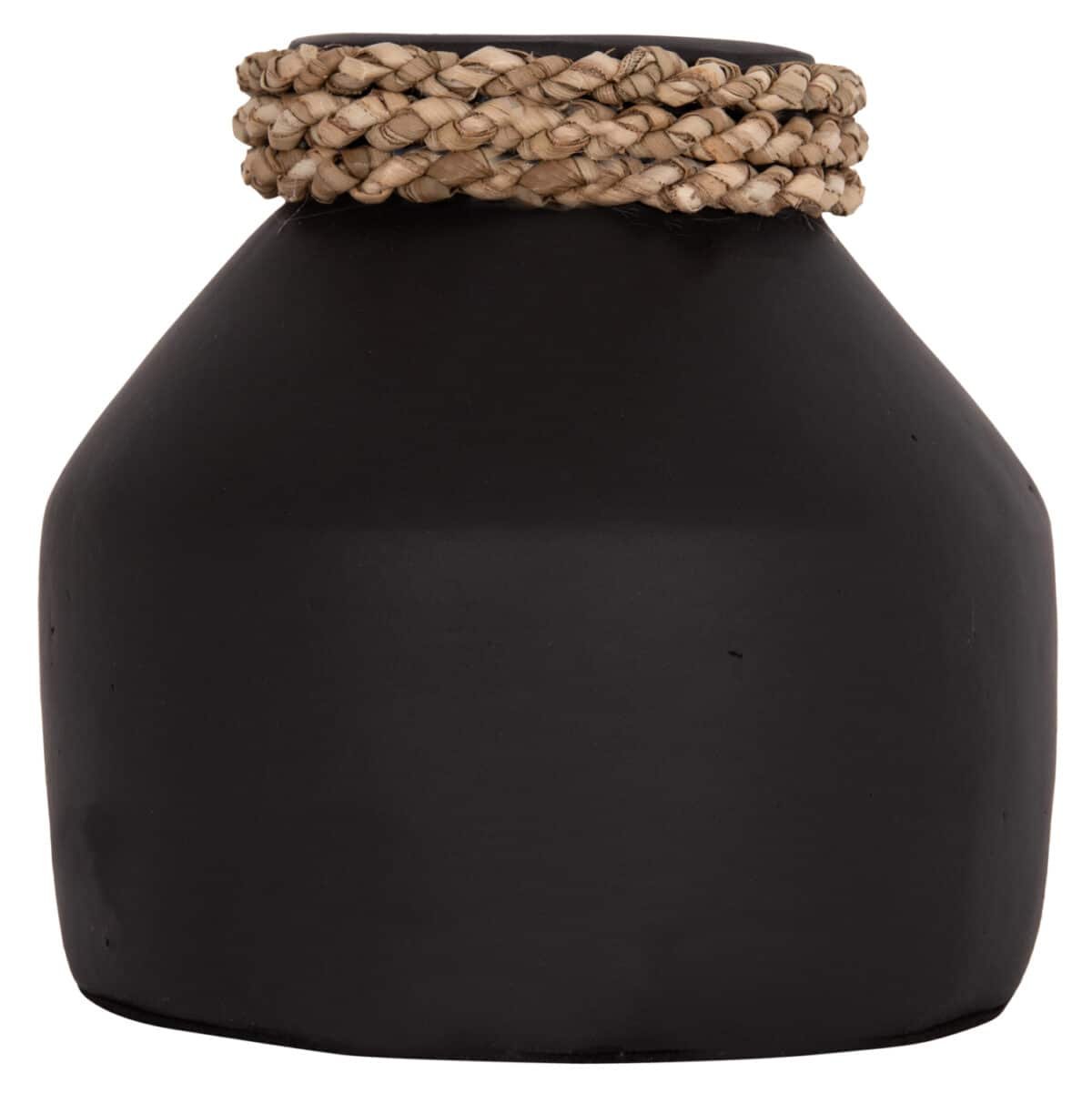 ΕΠΙΤΡΑΠΕΖΙΟ ΔΙΑΚΟΣΜΗΤΙΚΟ ΒΑΖΟ CAMMER HM4687.01XS ΤΕΡΑΚΟΤΑ ΣΕ ΜΑΥΡΟ--Φ16x15Υεκ. - Image 3