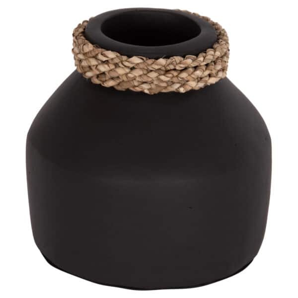 ΕΠΙΤΡΑΠΕΖΙΟ ΔΙΑΚΟΣΜΗΤΙΚΟ ΒΑΖΟ CAMMER HM4687.01XS ΤΕΡΑΚΟΤΑ ΣΕ ΜΑΥΡΟ--Φ16x15Υεκ.