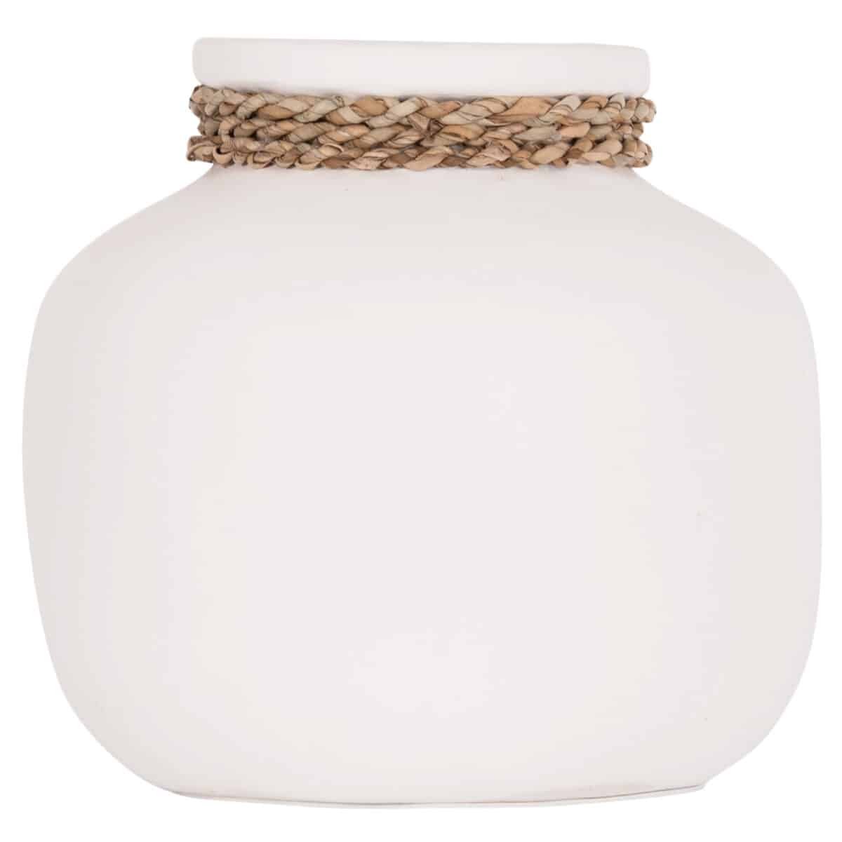 ΕΠΙΤΡΑΠΕΖΙΟ ΔΙΑΚΟΣΜΗΤΙΚΟ ΒΑΖΟ CAMMER HM4687.02S ΤΕΡΑΚΟΤΑ ΣΕ ΛΕΥΚΟ--Φ22x20Υεκ. - Image 3