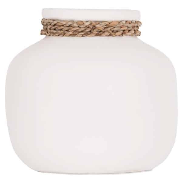 ΕΠΙΤΡΑΠΕΖΙΟ ΔΙΑΚΟΣΜΗΤΙΚΟ ΒΑΖΟ CAMMER HM4687.02S ΤΕΡΑΚΟΤΑ ΣΕ ΛΕΥΚΟ--Φ22x20Υεκ. - Image 3