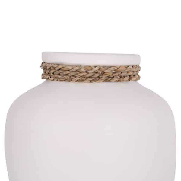 ΕΠΙΤΡΑΠΕΖΙΟ ΔΙΑΚΟΣΜΗΤΙΚΟ ΒΑΖΟ CAMMER HM4687.02S ΤΕΡΑΚΟΤΑ ΣΕ ΛΕΥΚΟ--Φ22x20Υεκ. - Image 4