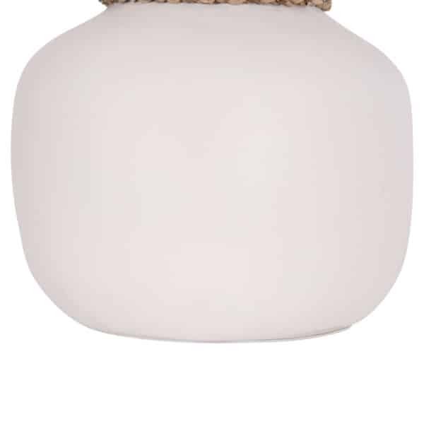 ΕΠΙΤΡΑΠΕΖΙΟ ΔΙΑΚΟΣΜΗΤΙΚΟ ΒΑΖΟ CAMMER HM4687.02S ΤΕΡΑΚΟΤΑ ΣΕ ΛΕΥΚΟ--Φ22x20Υεκ. - Image 5