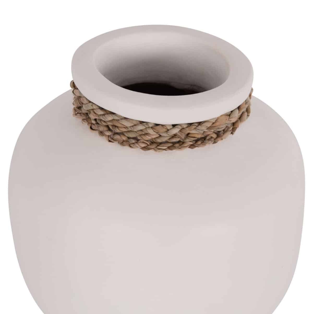 ΕΠΙΤΡΑΠΕΖΙΟ ΔΙΑΚΟΣΜΗΤΙΚΟ ΒΑΖΟ CAMMER HM4687.02S ΤΕΡΑΚΟΤΑ ΣΕ ΛΕΥΚΟ--Φ22x20Υεκ. - Image 7