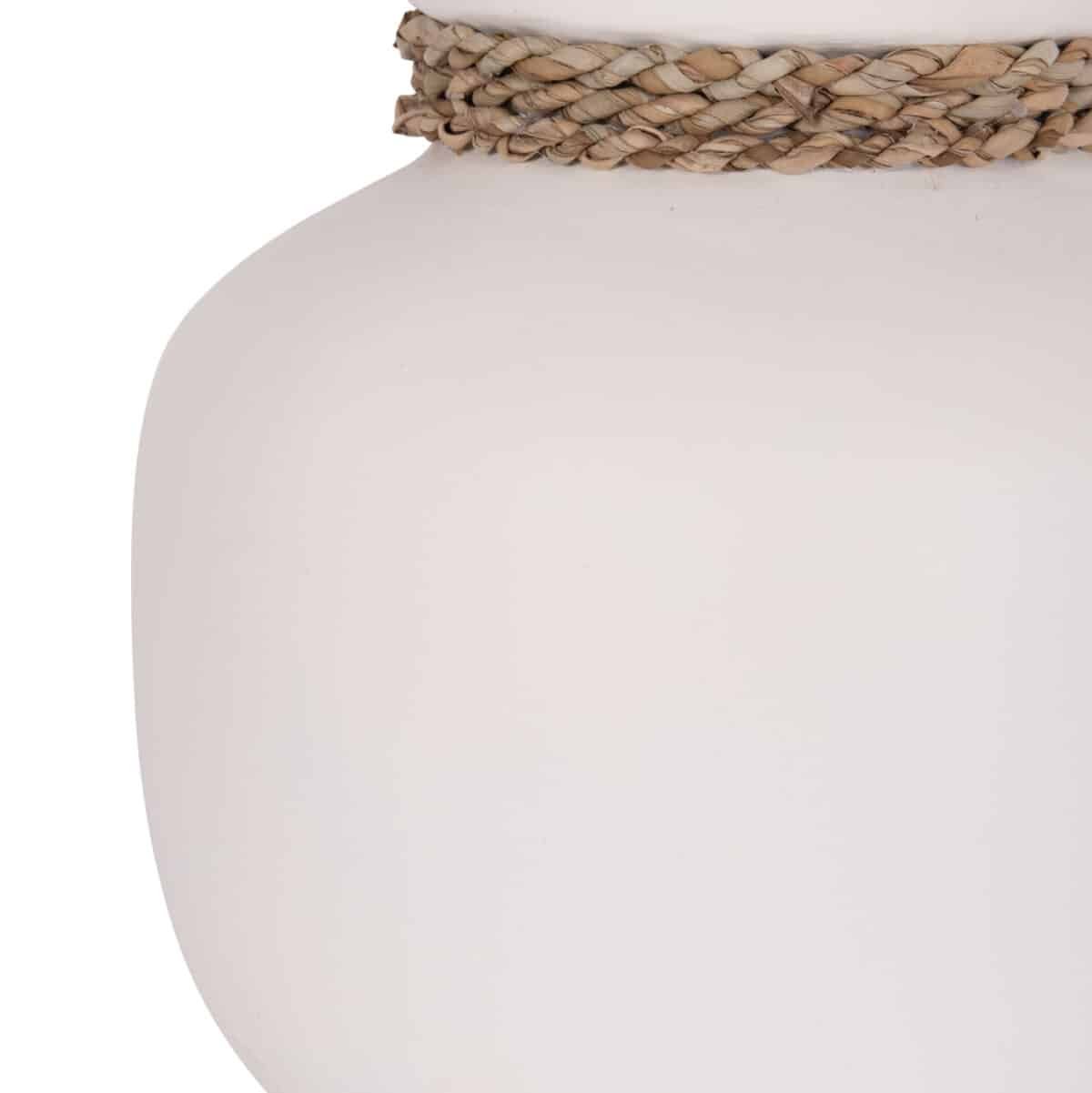 ΕΠΙΤΡΑΠΕΖΙΟ ΔΙΑΚΟΣΜΗΤΙΚΟ ΒΑΖΟ CAMMER HM4687.02S ΤΕΡΑΚΟΤΑ ΣΕ ΛΕΥΚΟ--Φ22x20Υεκ. - Image 8