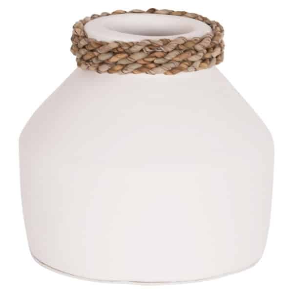 ΕΠΙΤΡΑΠΕΖΙΟ ΔΙΑΚΟΣΜΗΤΙΚΟ ΒΑΖΟ CAMMER HM4687.02XS ΤΕΡΑΚΟΤΑ ΣΕ ΛΕΥΚΟ--Φ16x15Υεκ. - Image 3