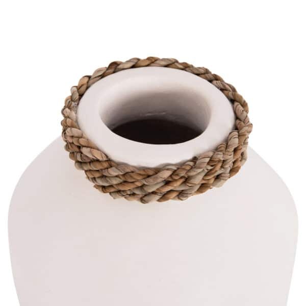 ΕΠΙΤΡΑΠΕΖΙΟ ΔΙΑΚΟΣΜΗΤΙΚΟ ΒΑΖΟ CAMMER HM4687.02XS ΤΕΡΑΚΟΤΑ ΣΕ ΛΕΥΚΟ--Φ16x15Υεκ. - Image 8