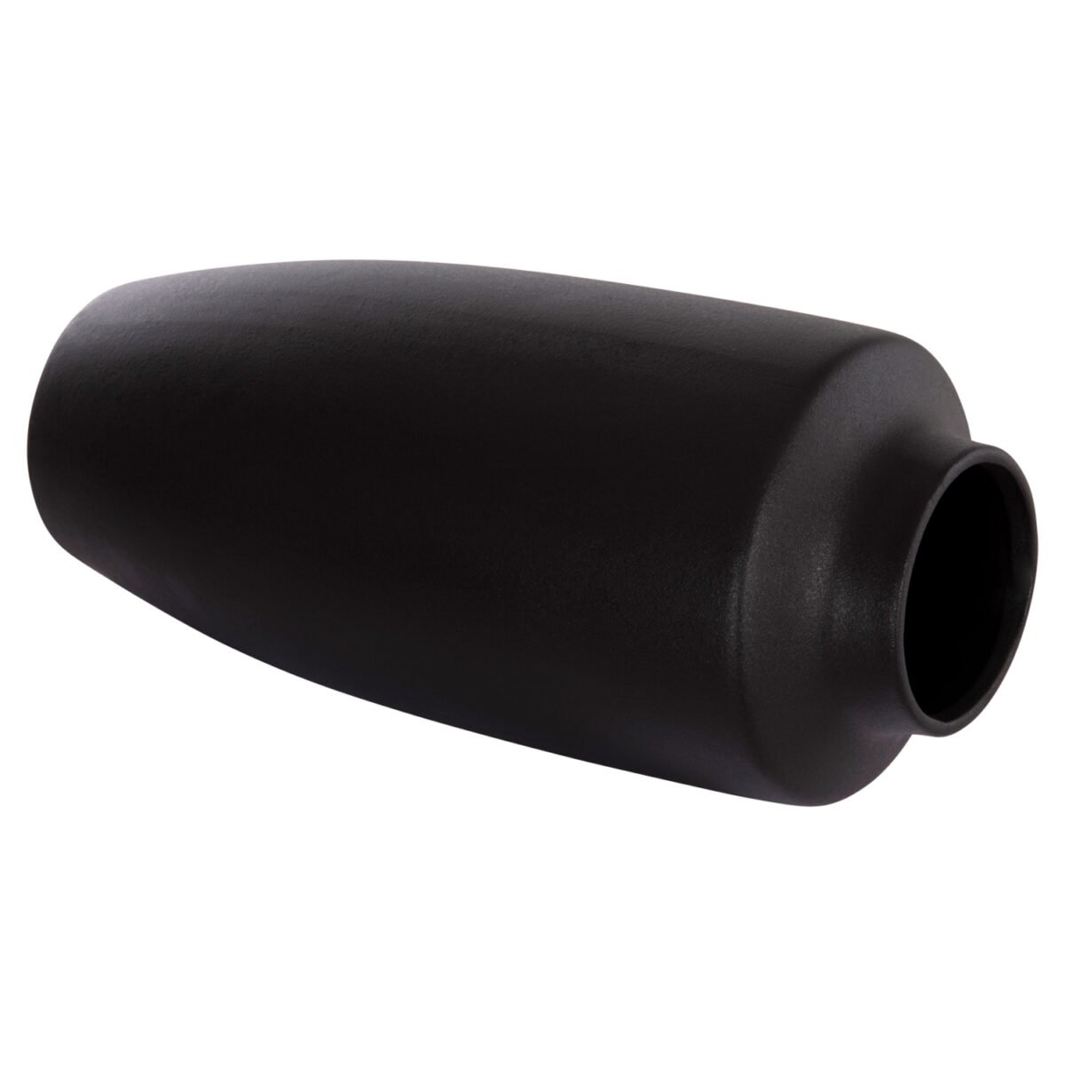 ΕΠΙΤΡΑΠΕΖΙΟ ΚΕΡΑΜΙΚΟ ΔΙΑΚΟΣΜΗΤΙΚΟ ΒΑΖΟ GALAD HM4587.02 ΜΑΥΡΟ ΜΑΤ Φ17,5x40Υ εκ. - Image 3