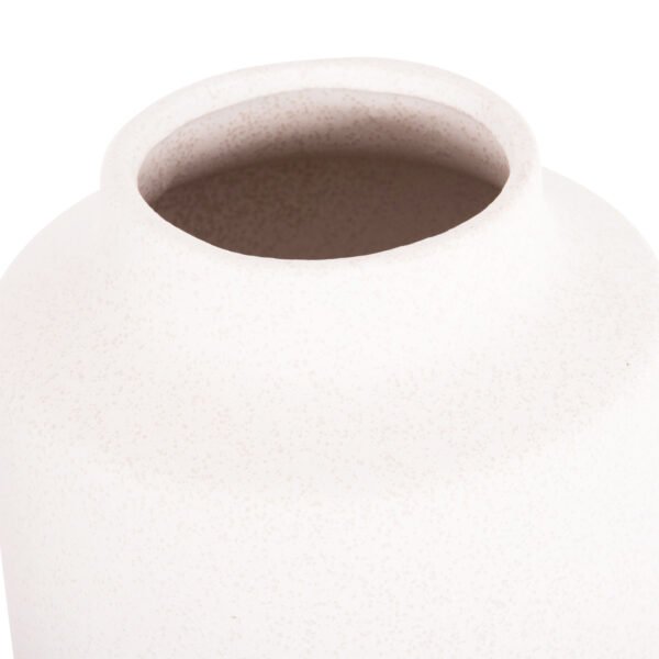 ΕΠΙΤΡΑΠΕΖΙΟ ΚΕΡΑΜΙΚΟ ΔΙΑΚΟΣΜΗΤΙΚΟ ΒΑΖΟ GALAD HM4587.01 ΕΚΡΟΥ ΚΡΥΣΤΑΛΛΙΚΟ Φ17,5x40Υεκ - Image 4