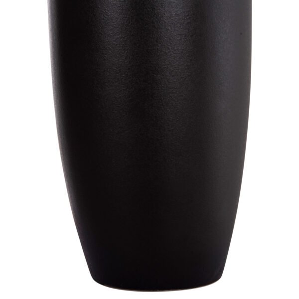 ΕΠΙΤΡΑΠΕΖΙΟ ΚΕΡΑΜΙΚΟ ΔΙΑΚΟΣΜΗΤΙΚΟ ΒΑΖΟ GALAD HM4587.02 ΜΑΥΡΟ ΜΑΤ Φ17,5x40Υ εκ. - Image 5