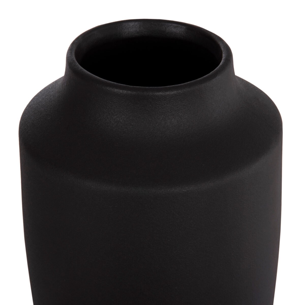 ΕΠΙΤΡΑΠΕΖΙΟ ΚΕΡΑΜΙΚΟ ΔΙΑΚΟΣΜΗΤΙΚΟ ΒΑΖΟ GALAD HM4588.02 ΜΑΥΡΟ ΜΑΤ Φ16x32Υεκ - Image 6