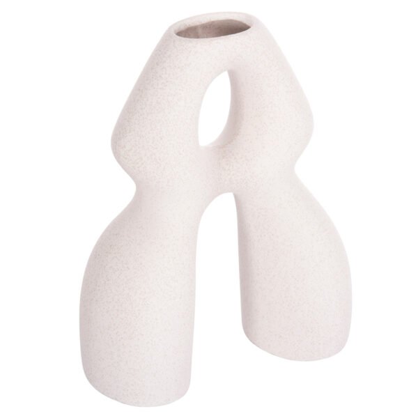 ΕΠΙΤΡΑΠΕΖΙΟ ΚΕΡΑΜΙΚΟ ΔΙΑΚΟΣΜΗΤΙΚΟ ISIL HM4598.01 ΥΠΟΛΕΥΚΟ ΚΡΥΣΤΑΛΛΙΚΟ 25x9x29