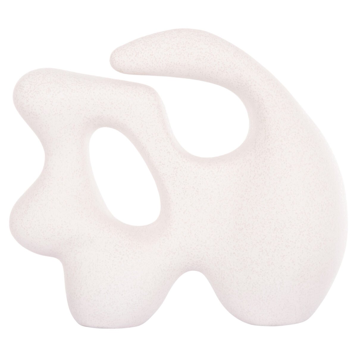 ΕΠΙΤΡΑΠΕΖΙΟ ΚΕΡΑΜΙΚΟ ΔΙΑΚΟΣΜΗΤΙΚΟ ΣΕΙΡΑ ISIL HM4596 ΚΡΥΣΤΑΛΛ.ΥΠΟΛΕΥΚΟ 33x14x29Υ εκ - Image 3