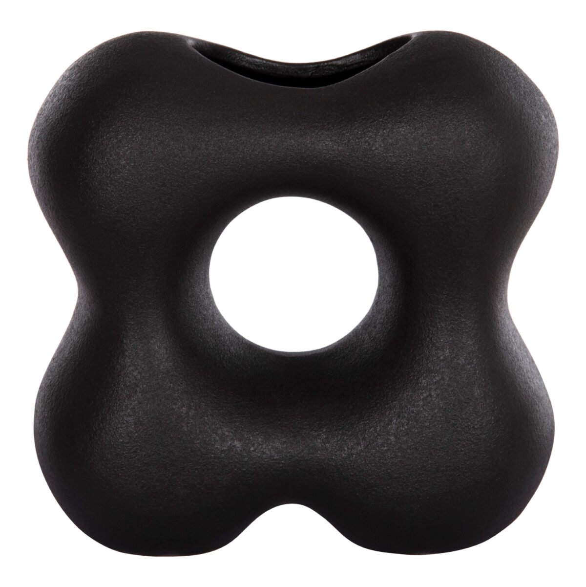 ΕΠΙΤΡΑΠΕΖΙΟ ΚΕΡΑΜΙΚΟ ΔΙΑΚΟΣΜΗΤΙΚΟ SEBOR HM4594.02 ΜΑΥΡΟ ΜΑΤ 18x9x18Υεκ - Image 3