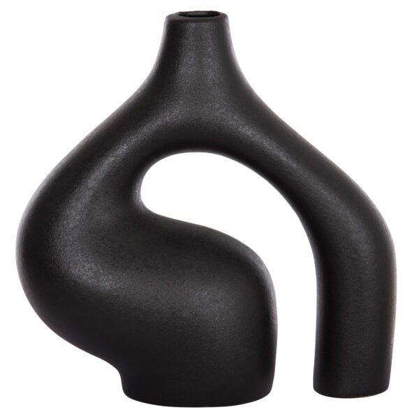 ΕΠΙΤΡΑΠΕΖΙΟ ΚΕΡΑΜΙΚΟ ΔΙΑΚΟΣΜΗΤΙΚΟ ISIL HM4597.02 ΜΑΥΡΟ ΜΑΤ 29x11x29Υεκ - Image 3