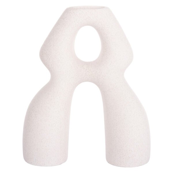 ΕΠΙΤΡΑΠΕΖΙΟ ΚΕΡΑΜΙΚΟ ΔΙΑΚΟΣΜΗΤΙΚΟ ISIL HM4598.01 ΥΠΟΛΕΥΚΟ ΚΡΥΣΤΑΛΛΙΚΟ 25x9x29,5Υεκ - Image 3