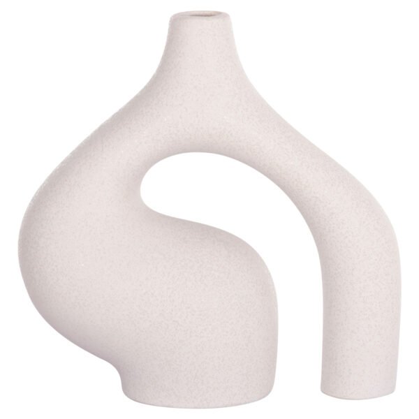 ΕΠΙΤΡΑΠΕΖΙΟ ΚΕΡΑΜΙΚΟ ΔΙΑΚΟΣΜΗΤΙΚΟ ISIL HM4597.01 ΥΠΟΛΕΥΚΟ ΚΡΥΣΤΑΛΛΙΚΟ 29x11x29Υεκ - Image 3