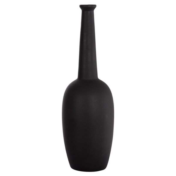 ΕΠΙΤΡΑΠΕΖΙΟ ΚΕΡΑΜΙΚΟ ΔΙΑΚΟΣΜΗΤΙΚΟ ELENDIL HM4591.02 ΜΑΥΡΟ ΜΑΤ Φ12x39.5Υεκ - Image 3