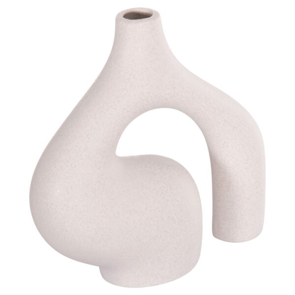 ΕΠΙΤΡΑΠΕΖΙΟ ΚΕΡΑΜΙΚΟ ΔΙΑΚΟΣΜΗΤΙΚΟ ISIL HM4597.01 ΥΠΟΛΕΥΚΟ ΚΡΥΣΤΑΛΛΙΚΟ 29x11x29Υεκ