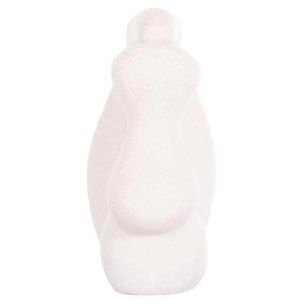 ΕΠΙΤΡΑΠΕΖΙΟ ΚΕΡΑΜΙΚΟ ΔΙΑΚΟΣΜΗΤΙΚΟ ΣΕΙΡΑ ISIL HM4596 ΚΡΥΣΤΑΛΛ.ΥΠΟΛΕΥΚΟ 33x14x29Υ εκ - Image 4