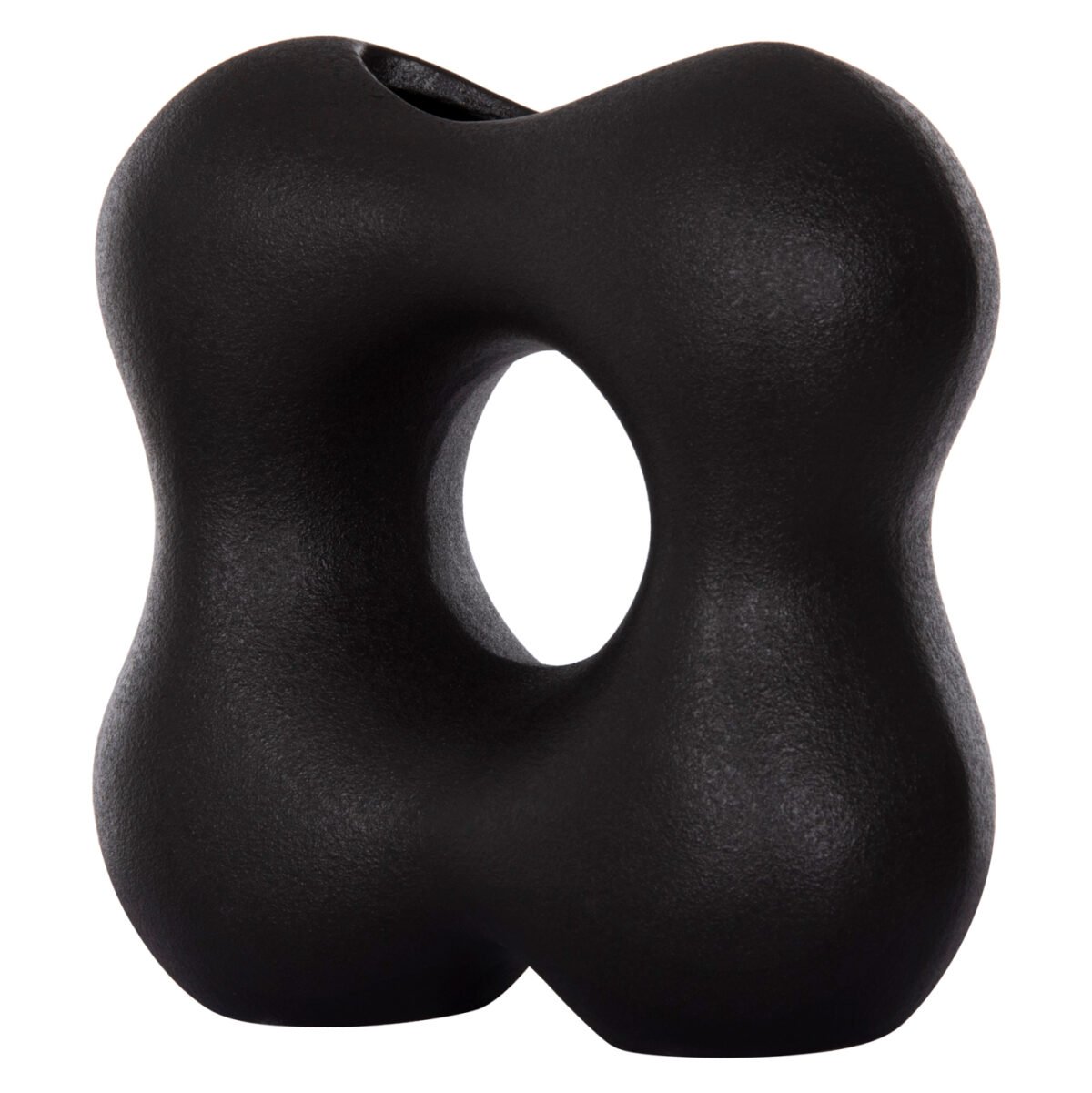 ΕΠΙΤΡΑΠΕΖΙΟ ΚΕΡΑΜΙΚΟ ΔΙΑΚΟΣΜΗΤΙΚΟ SEBOR HM4594.02 ΜΑΥΡΟ ΜΑΤ 18x9x18Υεκ - Image 4