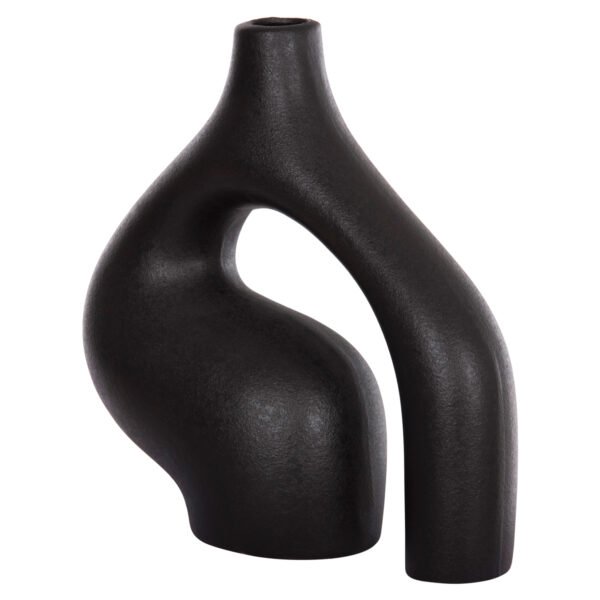 ΕΠΙΤΡΑΠΕΖΙΟ ΚΕΡΑΜΙΚΟ ΔΙΑΚΟΣΜΗΤΙΚΟ ISIL HM4597.02 ΜΑΥΡΟ ΜΑΤ 29x11x29Υεκ - Image 4