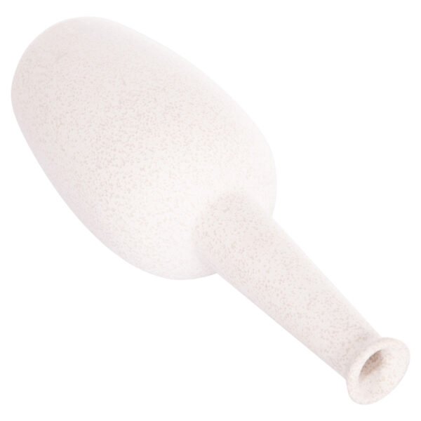 ΕΠΙΤΡΑΠΕΖΙΟ ΚΕΡΑΜΙΚΟ ΔΙΑΚΟΣΜΗΤΙΚΟ ELENDIL HM4592.01 ΥΠΟΛΕΥΚΟ ΚΡΥΣΤΑΛΛΙΚΟ Φ10x30Υ εκ - Image 4