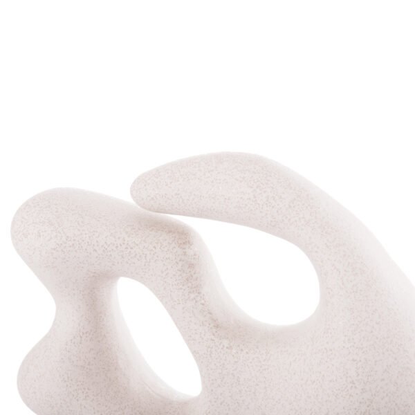 ΕΠΙΤΡΑΠΕΖΙΟ ΚΕΡΑΜΙΚΟ ΔΙΑΚΟΣΜΗΤΙΚΟ ΣΕΙΡΑ ISIL HM4596 ΚΡΥΣΤΑΛΛ.ΥΠΟΛΕΥΚΟ 33x14x29Υ εκ - Image 5