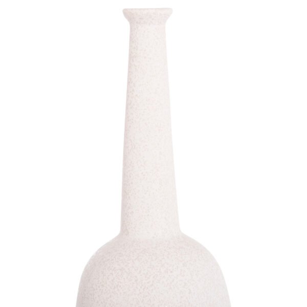 ΕΠΙΤΡΑΠΕΖΙΟ ΚΕΡΑΜΙΚΟ ΔΙΑΚΟΣΜΗΤΙΚΟ ELENDIL HM4591.01 ΥΠΟΛΕΥΚΟ ΚΡΥΣΤΑΛΛΙΚΟ Φ12x39.5Υεκ - Image 5