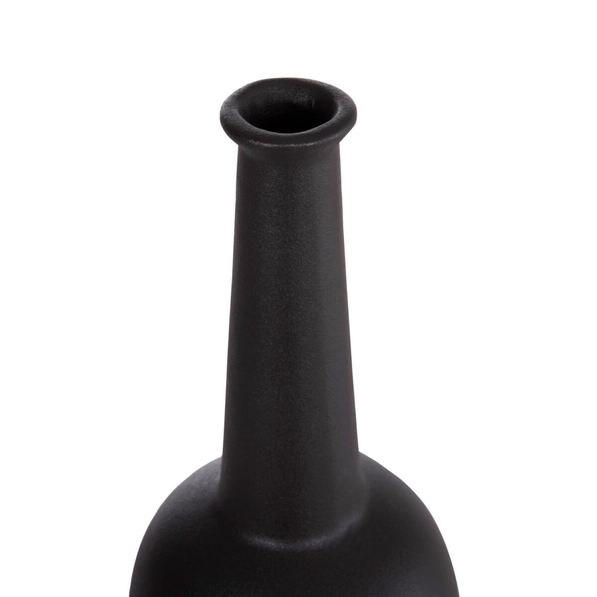 ΕΠΙΤΡΑΠΕΖΙΟ ΚΕΡΑΜΙΚΟ ΔΙΑΚΟΣΜΗΤΙΚΟ ELENDIL HM4592.02 ΜΑΥΡΟ ΜΑΤ Φ10x30Υεκ - Image 5