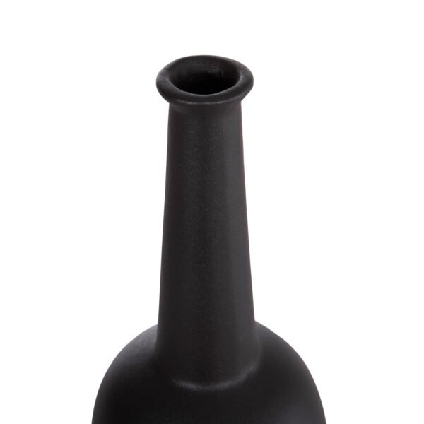 ΕΠΙΤΡΑΠΕΖΙΟ ΚΕΡΑΜΙΚΟ ΔΙΑΚΟΣΜΗΤΙΚΟ ELENDIL HM4592.02 ΜΑΥΡΟ ΜΑΤ Φ10x30Υεκ - Image 5