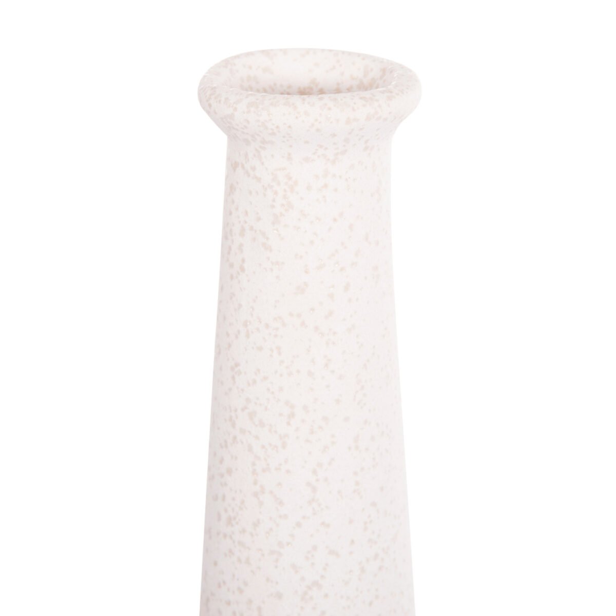 ΕΠΙΤΡΑΠΕΖΙΟ ΚΕΡΑΜΙΚΟ ΔΙΑΚΟΣΜΗΤΙΚΟ ELENDIL HM4592.01 ΥΠΟΛΕΥΚΟ ΚΡΥΣΤΑΛΛΙΚΟ Φ10x30Υ εκ - Image 6