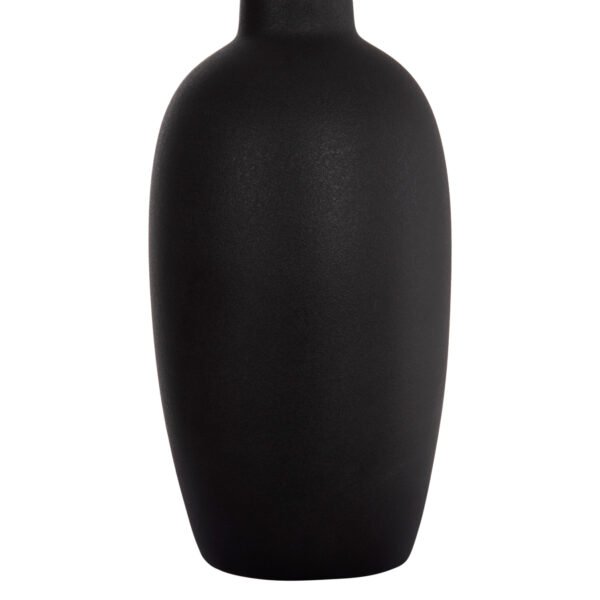 ΕΠΙΤΡΑΠΕΖΙΟ ΚΕΡΑΜΙΚΟ ΔΙΑΚΟΣΜΗΤΙΚΟ ELENDIL HM4591.02 ΜΑΥΡΟ ΜΑΤ Φ12x39.5Υεκ - Image 6