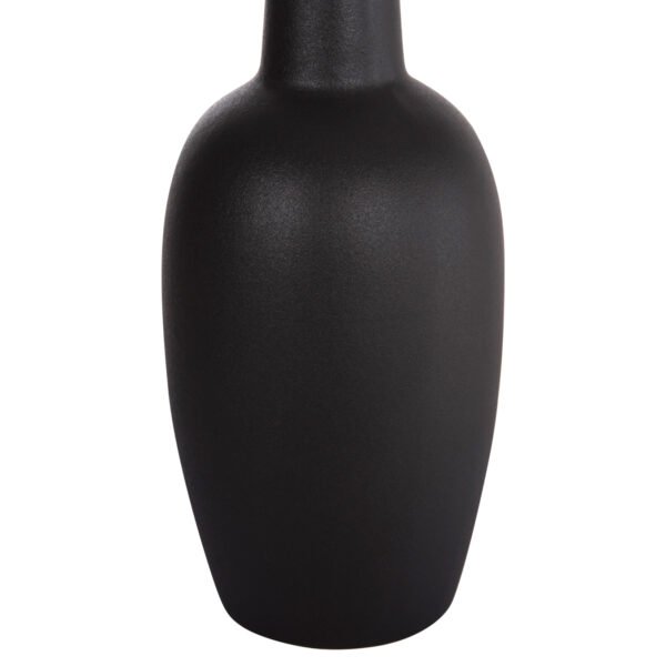 ΕΠΙΤΡΑΠΕΖΙΟ ΚΕΡΑΜΙΚΟ ΔΙΑΚΟΣΜΗΤΙΚΟ ELENDIL HM4592.02 ΜΑΥΡΟ ΜΑΤ Φ10x30Υεκ - Image 6