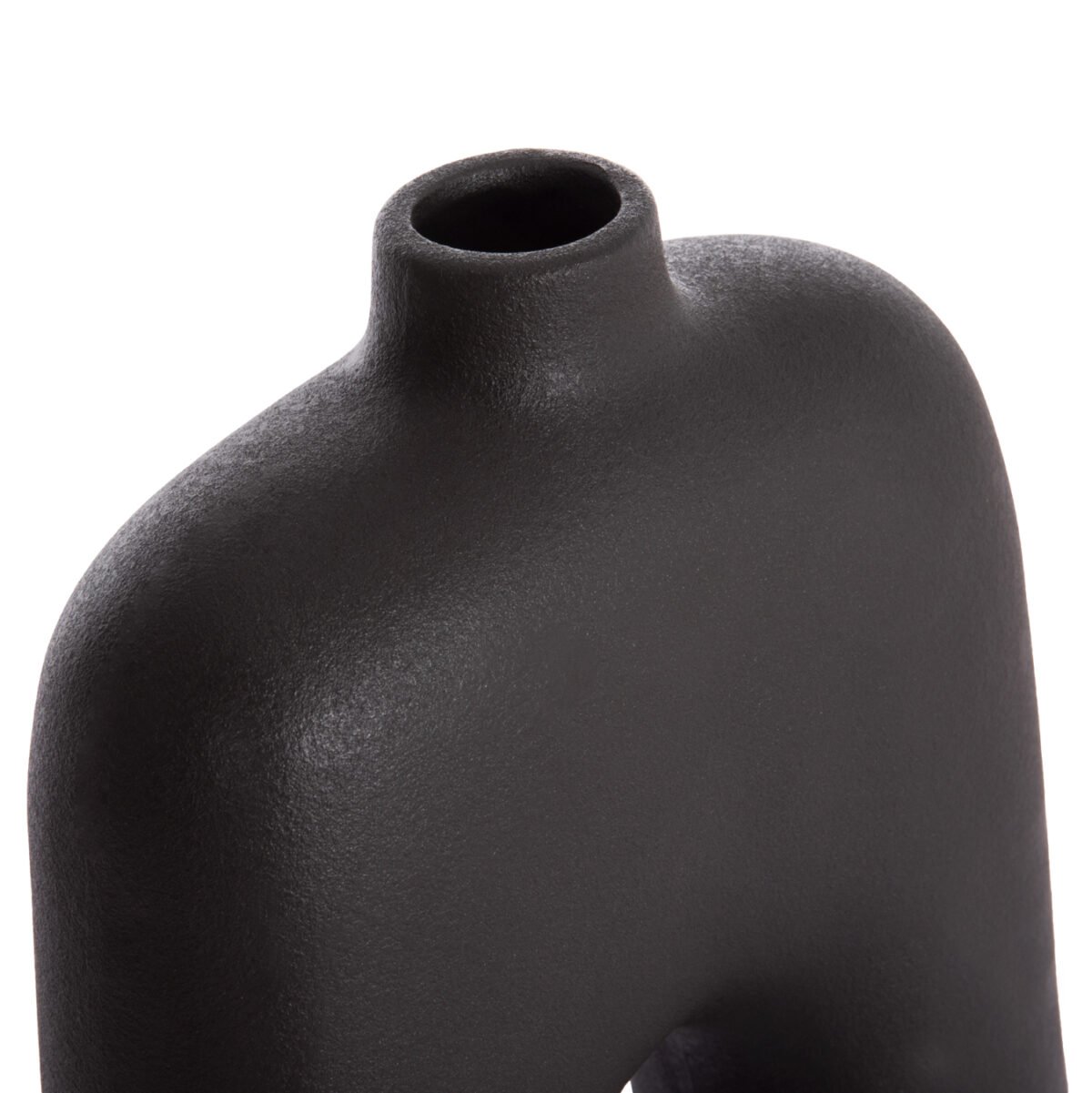 ΕΠΙΤΡΑΠΕΖΙΟ ΚΕΡΑΜΙΚΟ ΔΙΑΚΟΣΜΗΤΙΚΟ ΣΕΙΡΑ ISIL HM4599.02 ΜΑΥΡΟ ΜΑΤ 22x8x29Υεκ - Image 7