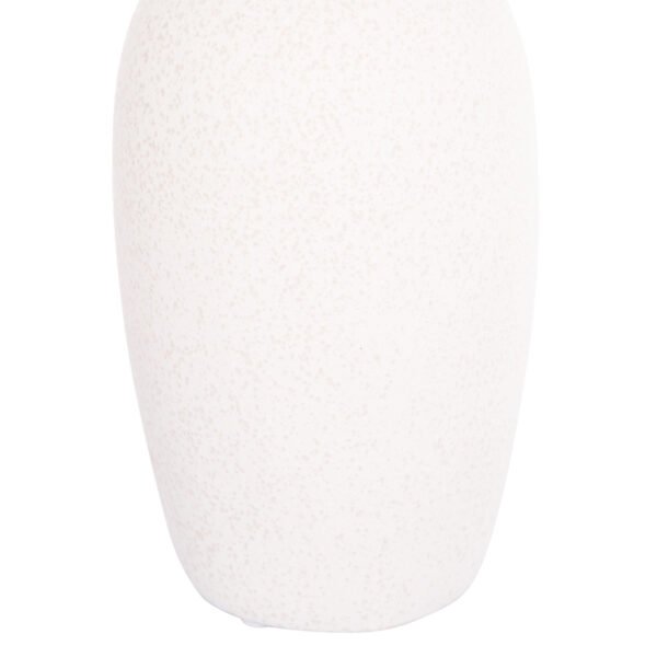 ΕΠΙΤΡΑΠΕΖΙΟ ΚΕΡΑΜΙΚΟ ΔΙΑΚΟΣΜΗΤΙΚΟ ELENDIL HM4592.01 ΥΠΟΛΕΥΚΟ ΚΡΥΣΤΑΛΛΙΚΟ Φ10x30Υ εκ - Image 7