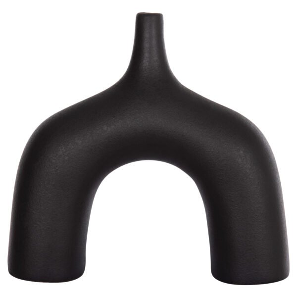 ΕΠΙΤΡΑΠΕΖΙΟ ΚΕΡΑΜΙΚΟ ΔΙΑΚΟΣΜΗΤΙΚΟ ΣΕΙΡΑ ISIL HM4601.02 ΜΑΥΡΟ ΜΑΤ 35x10x32.5Υεκ - Image 3