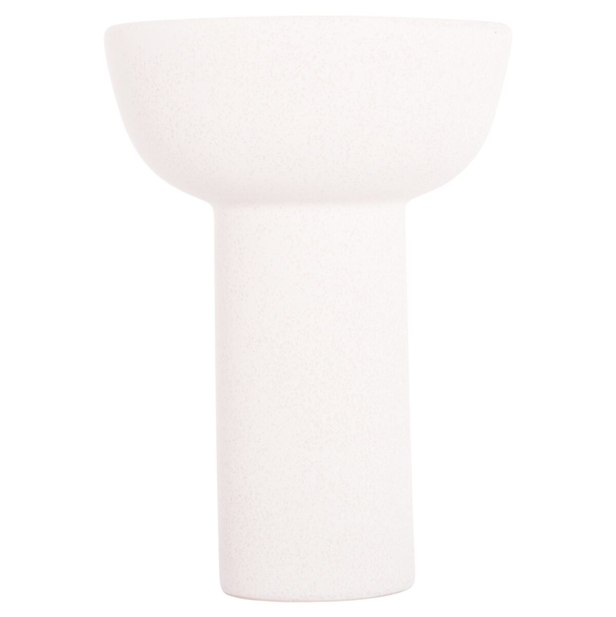 ΕΠΙΤΡΑΠΕΖΙΟ ΚΕΡΑΜΙΚΟ ΔΙΑΚΟΣΜΗΤΙΚΟ ELENDIL HM4602.01 ΥΠΟΛΕΥΚΟ ΚΡΥΣΤΑΛΛΙΚΟ Φ23x32Υ εκ. - Image 3