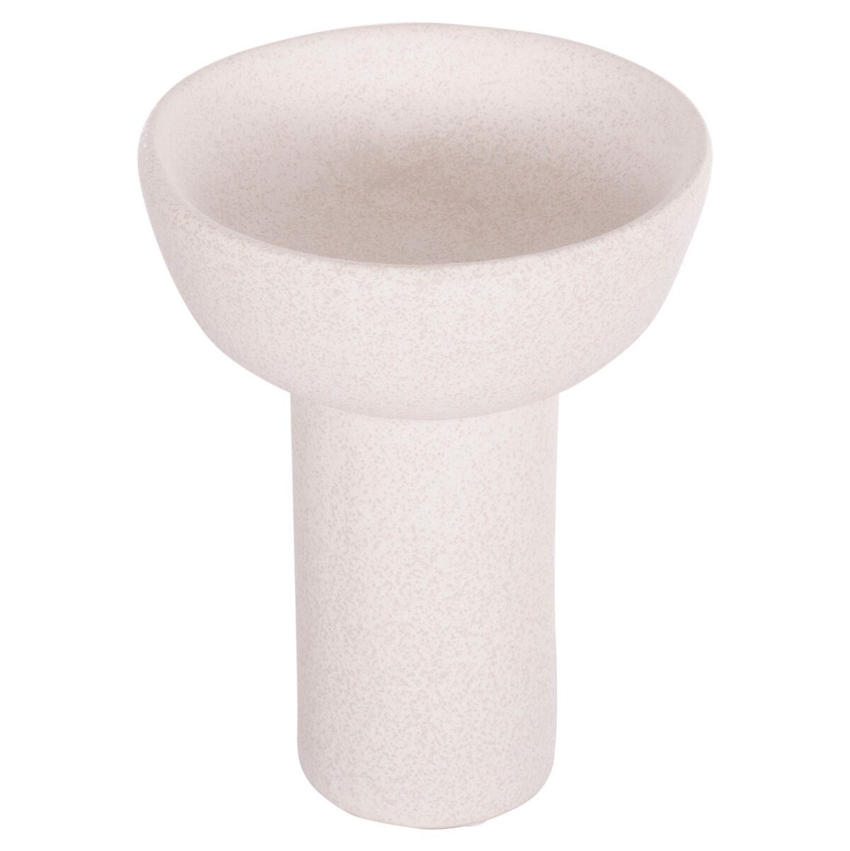 ΕΠΙΤΡΑΠΕΖΙΟ ΚΕΡΑΜΙΚΟ ΔΙΑΚΟΣΜΗΤΙΚΟ ELENDIL HM4603.01 ΥΠΟΛΕΥΚΟ ΚΡΥΣΤΑΛΛΙΚΟ Φ20x26,5Υεκ - Image 3