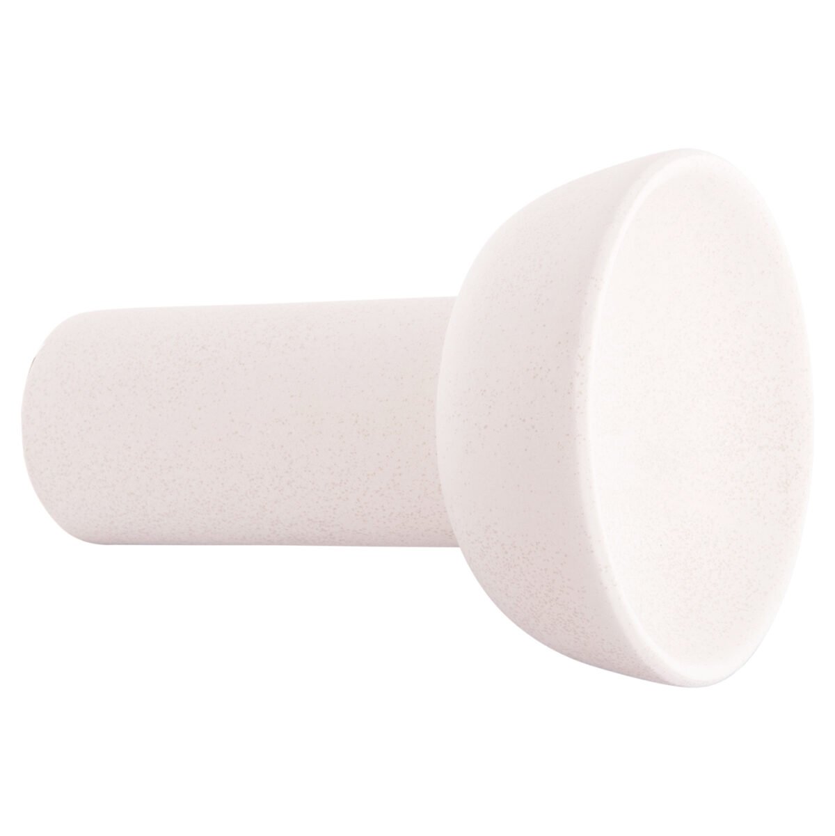 ΕΠΙΤΡΑΠΕΖΙΟ ΚΕΡΑΜΙΚΟ ΔΙΑΚΟΣΜΗΤΙΚΟ ELENDIL HM4602.01 ΥΠΟΛΕΥΚΟ ΚΡΥΣΤΑΛΛΙΚΟ Φ23x32Υ εκ. - Image 4