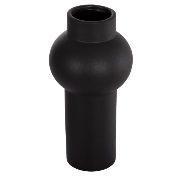 ΕΠΙΤΡΑΠΕΖΙΟ ΚΕΡΑΜΙΚΟ ΔΙΑΚΟΣΜΗΤΙΚΟ SCEPTER HM4605.02 ΜΑΥΡΟ ΜΑΤ Φ15x30Υ εκ. - Image 4