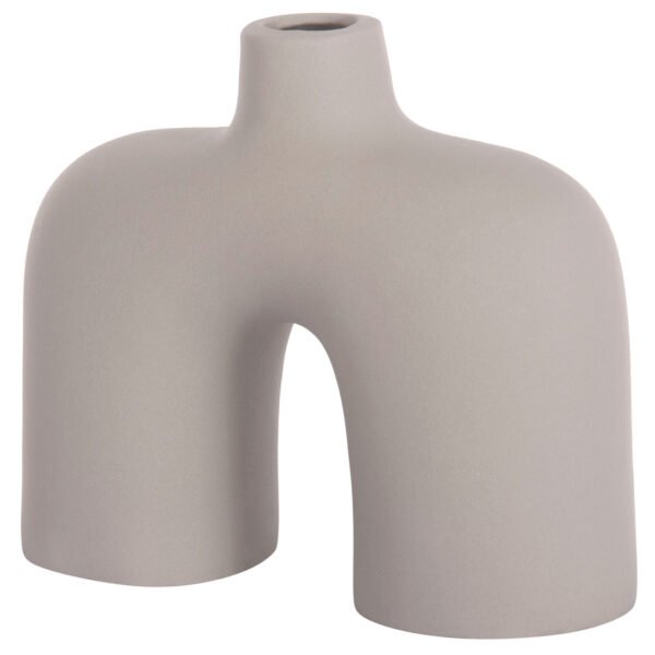 ΕΠΙΤΡΑΠΕΖΙΟ ΚΕΡΑΜΙΚΟ ΔΙΑΚΟΣΜΗΤΙΚΟ ISIL HM4600.03 ΓΚΡΙ ΜΑΤ  27x9,5x22,5Υ εκ. - Image 4