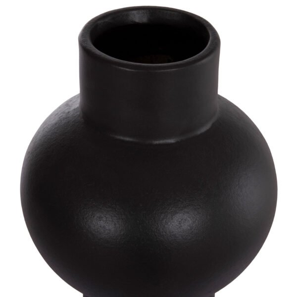 ΕΠΙΤΡΑΠΕΖΙΟ ΚΕΡΑΜΙΚΟ ΔΙΑΚΟΣΜΗΤΙΚΟ SCEPTER HM4604.02 ΜΑΥΡΟ ΜΑΤ Φ17x39Υεκ - Image 5