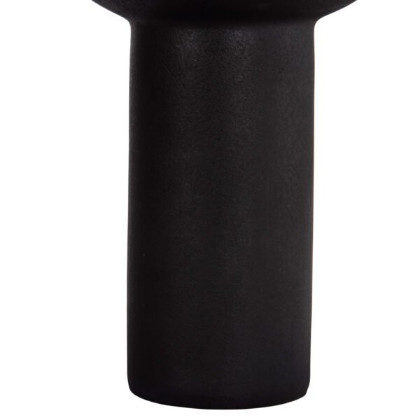 ΕΠΙΤΡΑΠΕΖΙΟ ΚΕΡΑΜΙΚΟ ΔΙΑΚΟΣΜΗΤΙΚΟ ELENDIL HM4602.02 ΜΑΥΡΟ ΜΑΤ Φ23x32Υ εκ - Image 6