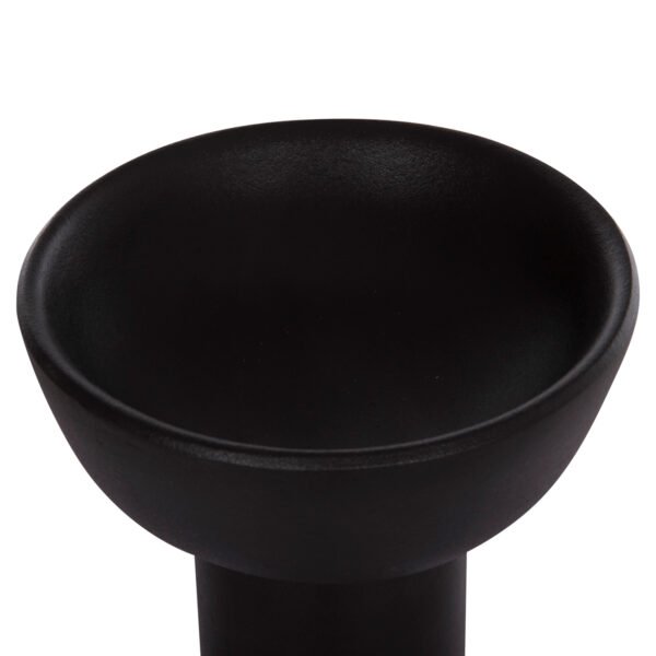 ΕΠΙΤΡΑΠΕΖΙΟ ΚΕΡΑΜΙΚΟ ΔΙΑΚΟΣΜΗΤΙΚΟ ELENDIL HM4603.02 ΜΑΥΡΟ ΜΑΤ Φ20x26.5Υεκ - Image 6