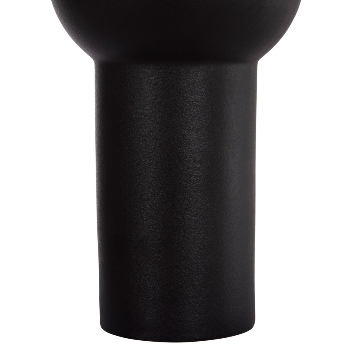 ΕΠΙΤΡΑΠΕΖΙΟ ΚΕΡΑΜΙΚΟ ΔΙΑΚΟΣΜΗΤΙΚΟ SCEPTER HM4605.02 ΜΑΥΡΟ ΜΑΤ Φ15x30Υ εκ. - Image 6