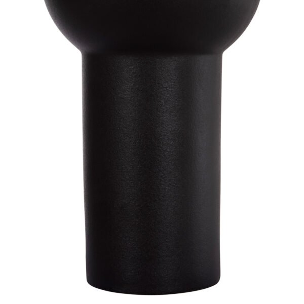 ΕΠΙΤΡΑΠΕΖΙΟ ΚΕΡΑΜΙΚΟ ΔΙΑΚΟΣΜΗΤΙΚΟ SCEPTER HM4605.02 ΜΑΥΡΟ ΜΑΤ Φ15x30Υ εκ. - Image 6