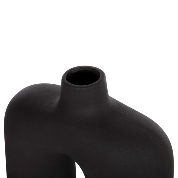 ΕΠΙΤΡΑΠΕΖΙΟ ΚΕΡΑΜΙΚΟ ΔΙΑΚΟΣΜΗΤΙΚΟ ISIL HM4600.02 ΜΑΥΡΟ ΜΑΤ 27x9,5x22,5Y εκ. - Image 7